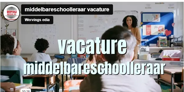 middelbareschoolleraar vacature