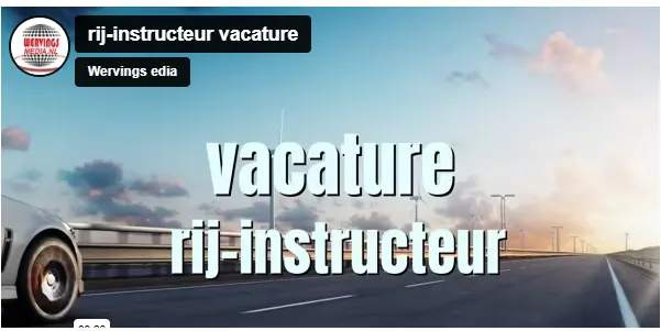 rij-instructeur vacature