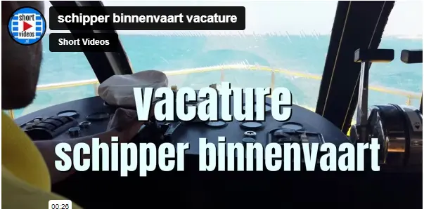 schipper binnenvaart vacature