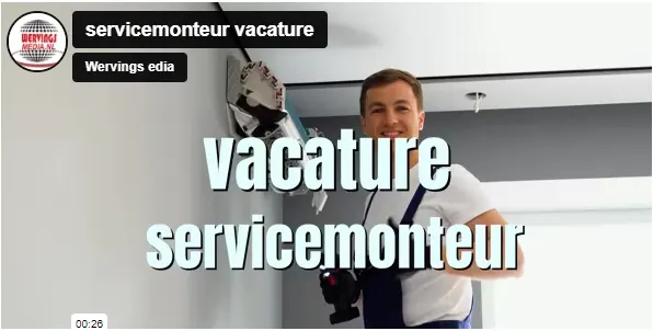 servicemonteur vacature