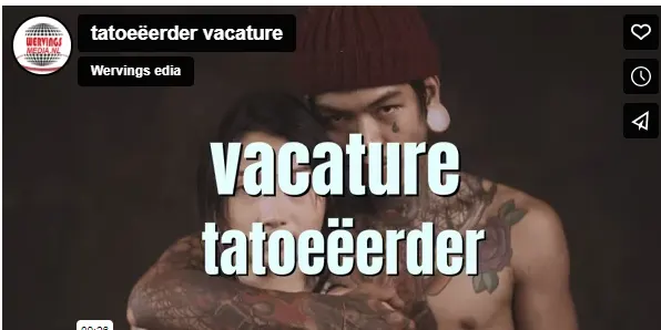 tatoeëerder vacature