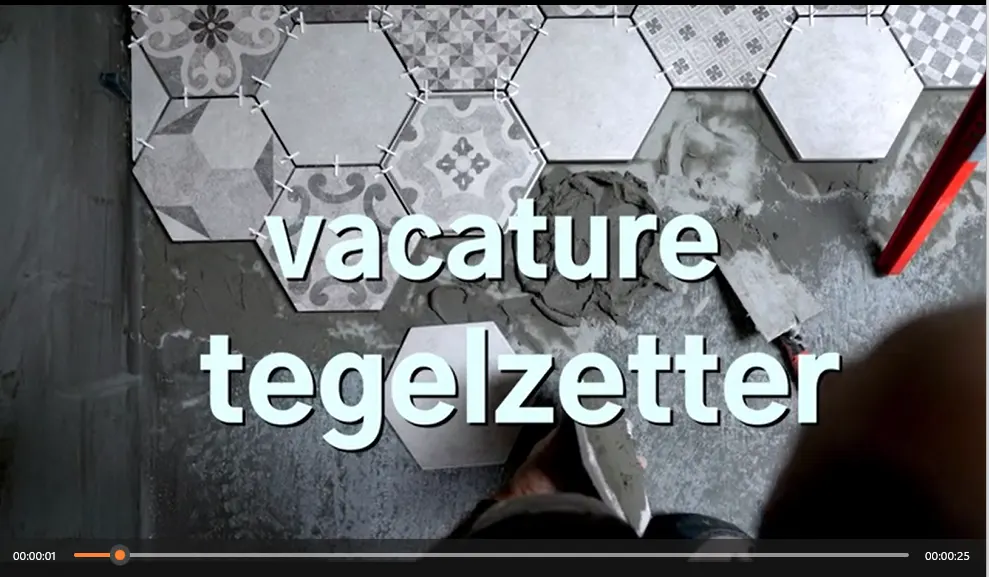 Tegelzetter Vacature