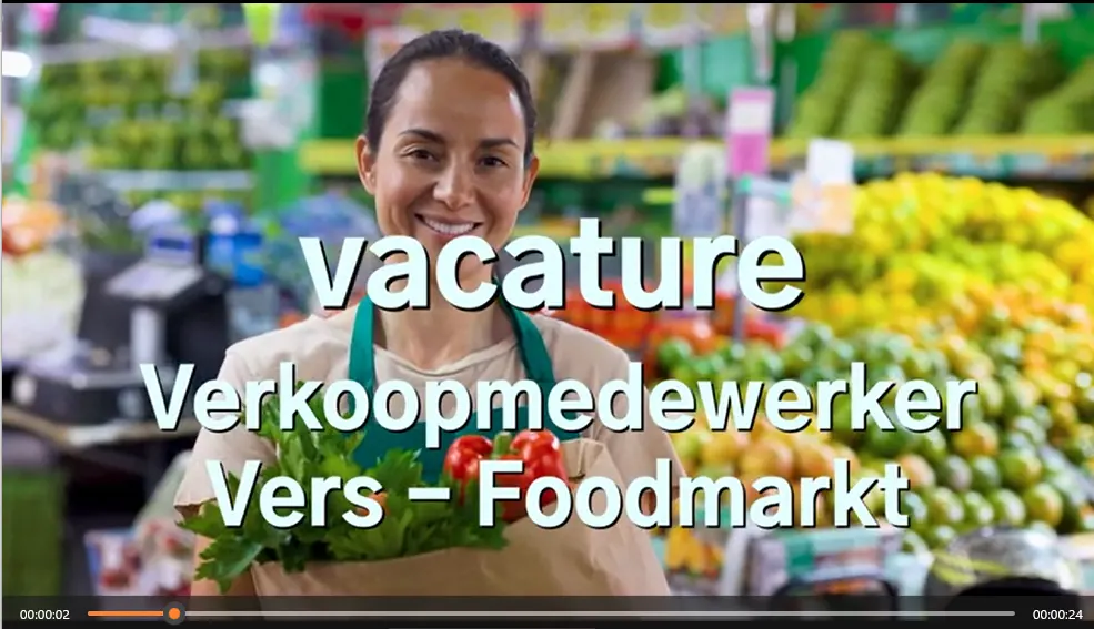 Vertkoopmedewerker foodmarket